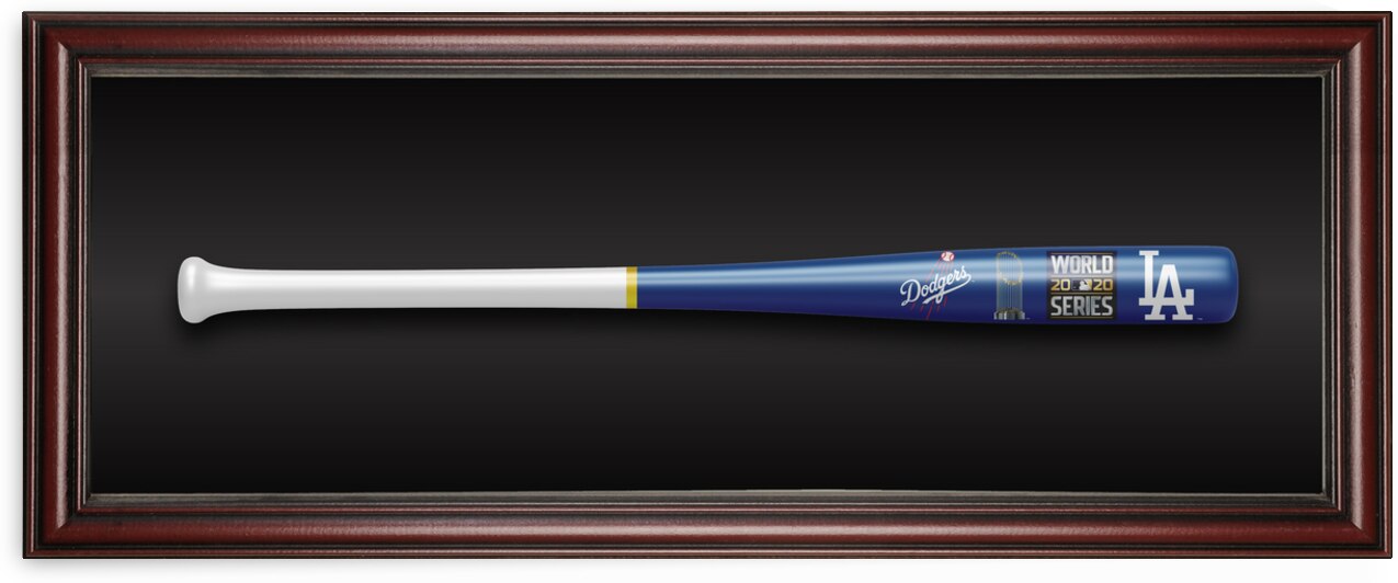 LA Dodgers 2020 World Series Bat Art by Gametime Fan Shop