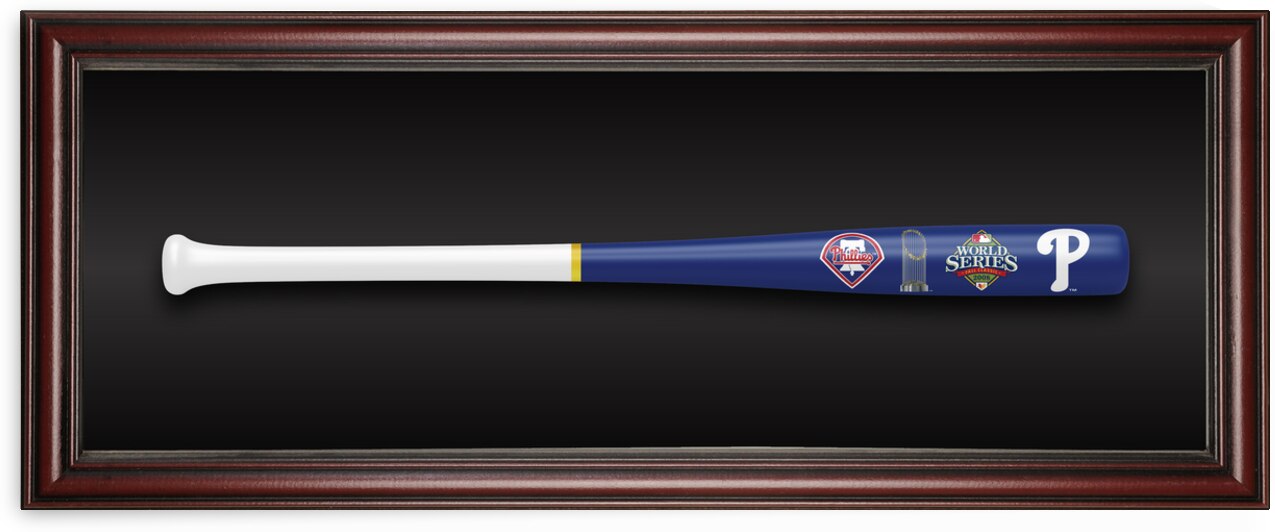 Philadelphia Phillies 2008 World Series Bat Art.j by Gametime Fan Shop
