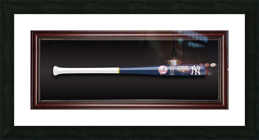 New York Yankees 2009 World Series Bat Art  Framed Print Print