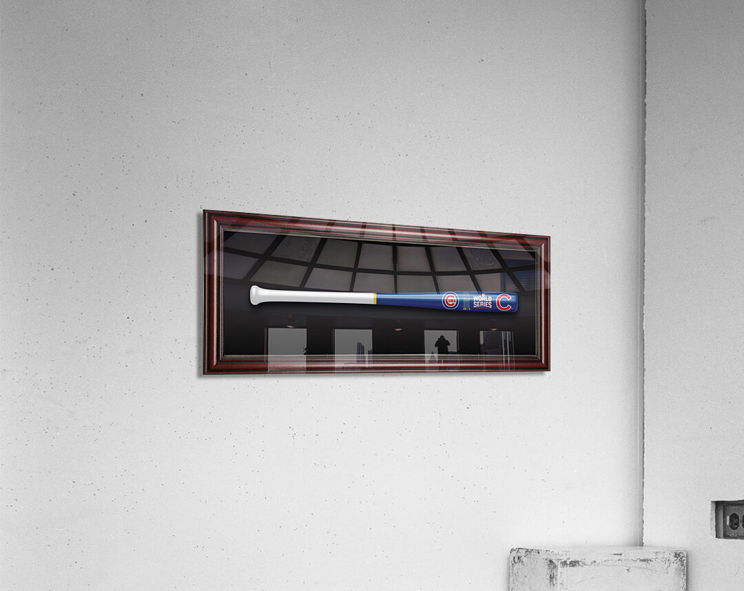 Chicago Cubs 2016 World Series Bat Art v2 Acrylic Print