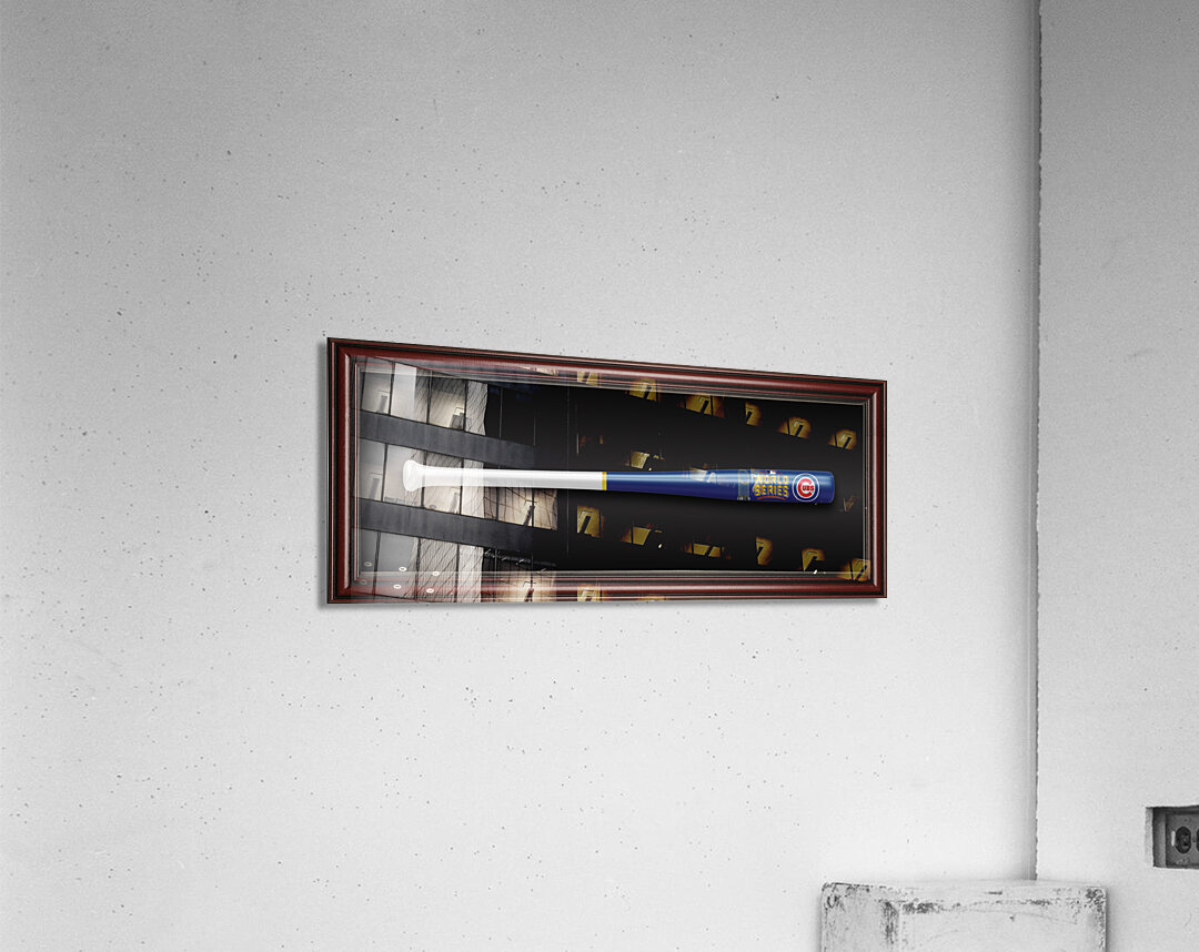 Chicago Cubs 2016 World Series Bat Art Acrylic Print