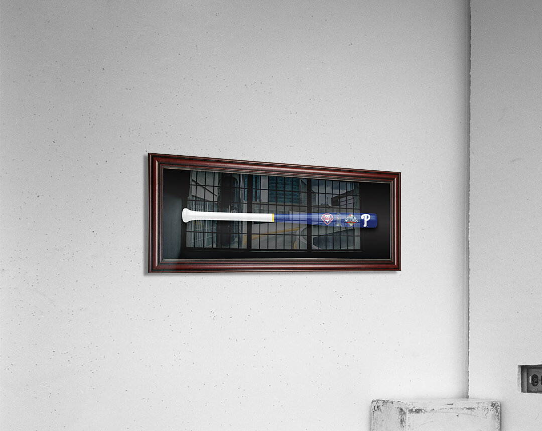 Philadelphia Phillies 2008 World Series Bat Art.j Acrylic Print