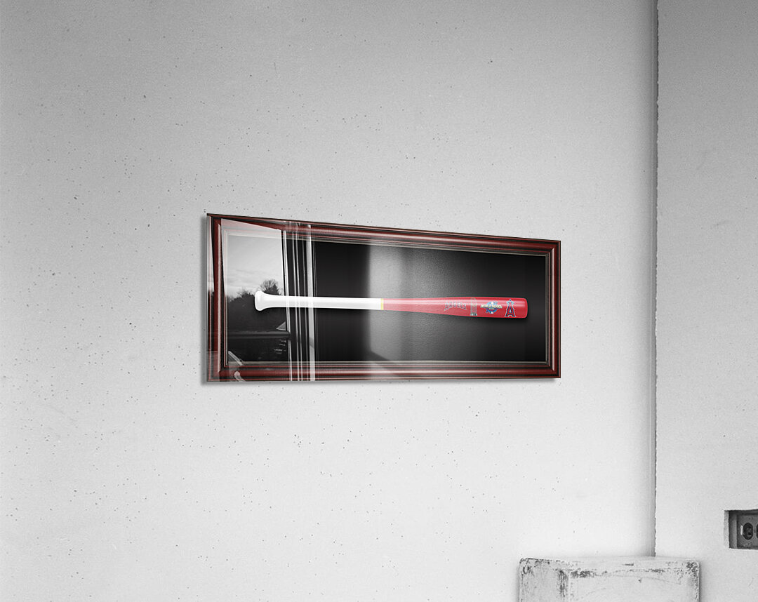 Anaheim Angels 2002 World Series Bat Art Acrylic Print