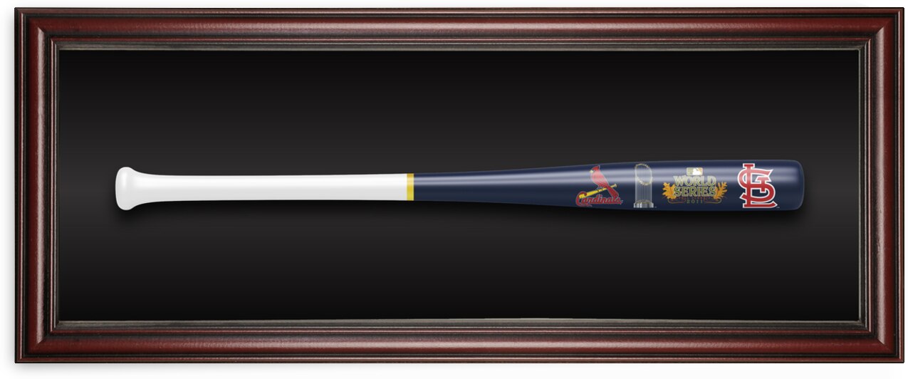 St Louis 2011 World Series Bat Art by Gametime Fan Shop