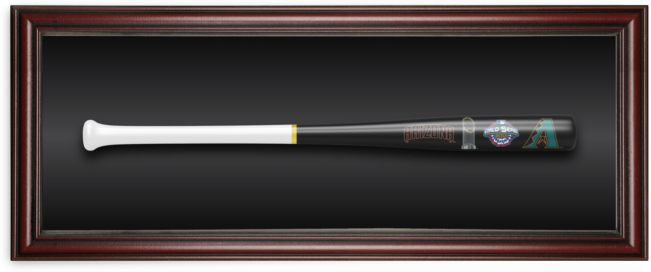 Arizona Diamondbacks 2001 World Series Bat Art.jp by Gametime Fan Shop