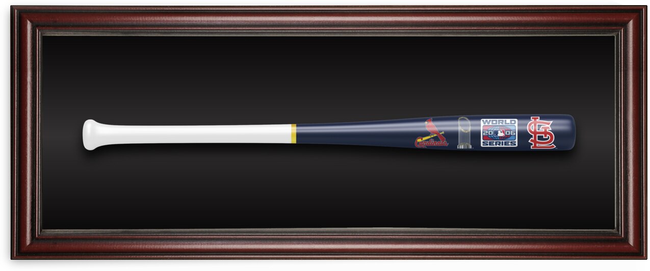 St. Louis Cardinals 2006 World Series Bat Art by Gametime Fan Shop