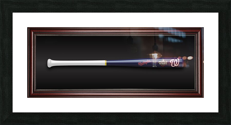 Washington Nationals 2019 World Series Bat Art.jp Picture Frame print