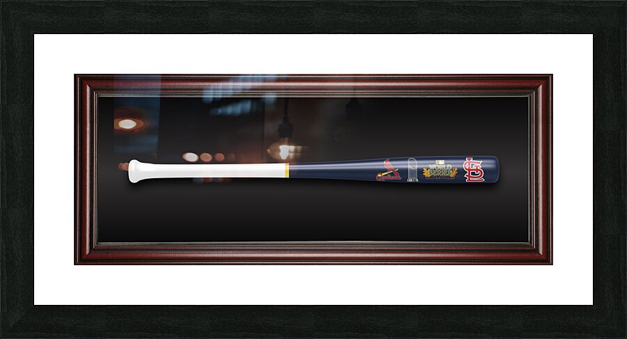 St Louis 2011 World Series Bat Art Picture Frame print