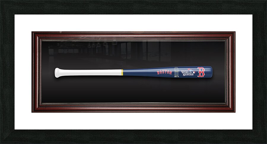 Boston RedSox 2013 World Series Bat Art Picture Frame print