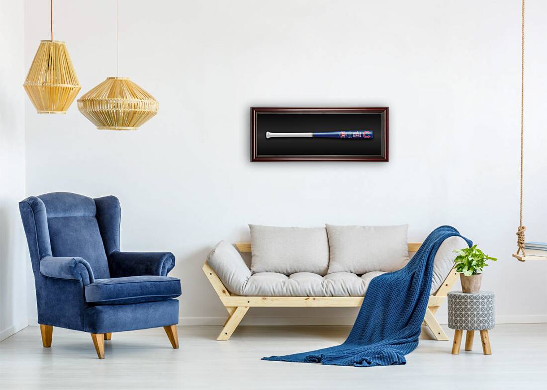 Chicago Cubs 2016 World Series Bat Art v2 Reproduction