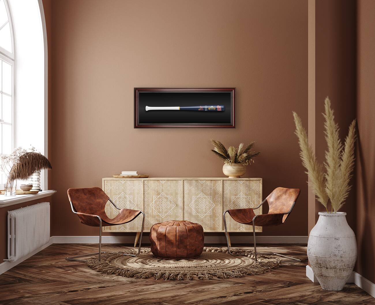 St Louis 2011 World Series Bat Art Reproduction