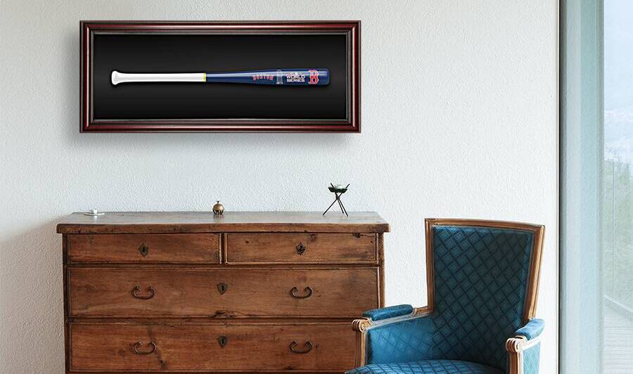 Boston RedSox 2018 World Series Bat Art by Gametime Fan Shop